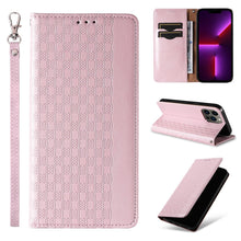 Заредете изображение във визуализатора на галерията – Magnet Strap Case for iPhone 12 Pro Pouch Wallet + Mini Lanyard Pendant Pink - TopMag

