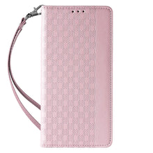 Заредете изображение във визуализатора на галерията – Magnet Strap Case for iPhone 12 Pro Pouch Wallet + Mini Lanyard Pendant Pink - TopMag
