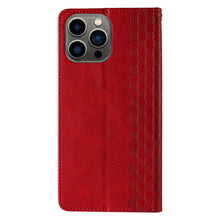 Заредете изображение във визуализатора на галерията – Magnet Strap Case Case for iPhone 12 Pro Max Pouch Wallet + Mini Lanyard Pendant Red - TopMag
