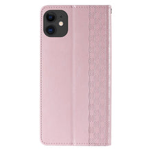 Заредете изображение във визуализатора на галерията – Magnet Strap Case for iPhone 13 mini cover wallet + mini lanyard pendant pink - TopMag
