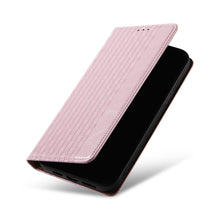 Заредете изображение във визуализатора на галерията – Magnet Strap Case for iPhone 13 mini cover wallet + mini lanyard pendant pink - TopMag
