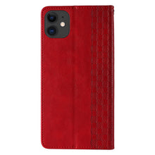 Заредете изображение във визуализатора на галерията – Magnet Strap Case for iPhone 13 mini cover wallet + mini lanyard pendant red - TopMag
