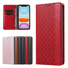 Заредете изображение във визуализатора на галерията – Magnet Strap Case for iPhone 13 mini cover wallet + mini lanyard pendant red - TopMag
