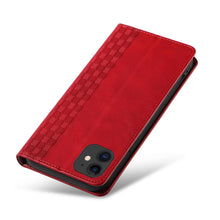 Заредете изображение във визуализатора на галерията – Magnet Strap Case for iPhone 13 mini cover wallet + mini lanyard pendant red - TopMag
