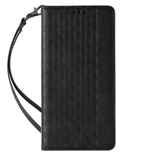 Заредете изображение във визуализатора на галерията – Magnet Strap Case for iPhone 13 Pouch Wallet + Mini Lanyard Pendant Black - TopMag
