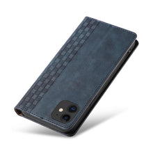Заредете изображение във визуализатора на галерията – Magnet Strap Case for iPhone 13 case wallet + mini lanyard pendant blue - TopMag
