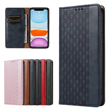 Заредете изображение във визуализатора на галерията – Magnet Strap Case for iPhone 13 case wallet + mini lanyard pendant blue - TopMag
