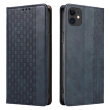 Заредете изображение във визуализатора на галерията – Magnet Strap Case for iPhone 13 case wallet + mini lanyard pendant blue - TopMag
