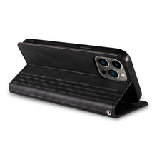 Заредете изображение във визуализатора на галерията – Magnet Strap Case Case for iPhone 13 Pro Max Pouch Wallet + Mini Lanyard Pendant Black - TopMag
