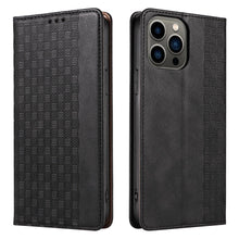 Заредете изображение във визуализатора на галерията – Magnet Strap Case Case for iPhone 13 Pro Max Pouch Wallet + Mini Lanyard Pendant Black - TopMag
