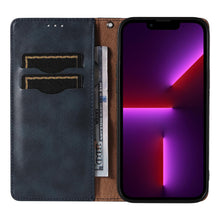 Заредете изображение във визуализатора на галерията – Magnet Strap Case for iPhone 13 Pro Max Pouch Wallet + Mini Lanyard Pendant Blue - TopMag
