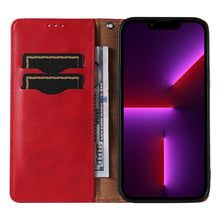 Заредете изображение във визуализатора на галерията – Magnet Strap Case Case for iPhone 13 Pro Max Pouch Wallet + Mini Lanyard Pendant Red - TopMag
