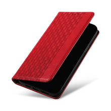 Заредете изображение във визуализатора на галерията – Magnet Strap Case Case for iPhone 13 Pro Max Pouch Wallet + Mini Lanyard Pendant Red - TopMag
