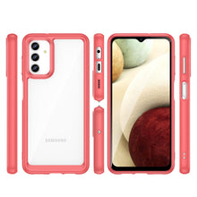 Заредете изображение във визуализатора на галерията – Outer Space Case for Samsung Galaxy A13 5G cover with a flexible frame red

