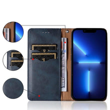 Заредете изображение във визуализатора на галерията – Magnet Strap Case Case for Samsung Galaxy A12 5G Pouch Wallet + Mini Lanyard Pendant Blue - TopMag
