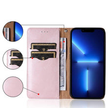 Заредете изображение във визуализатора на галерията – Magnet Strap Case Case for Samsung Galaxy A12 5G Pouch Wallet + Mini Lanyard Pendant Pink - TopMag
