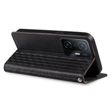 Заредете изображение във визуализатора на галерията – Magnet Strap Case Case for Xiaomi Redmi Note 11 Pro Pouch Wallet + Mini Lanyard Pendant Black - TopMag

