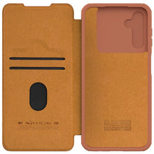 Заредете изображение във визуализатора на галерията – Nillkin Qin Pro for Samsung Galaxy A14 4G brown
