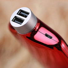 Заредете изображение във визуализатора на галерията – Remax Jeni powerbank 10000mAh 2x USB 2.1A blue-red (RPP-90 blue)
