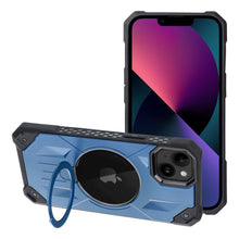 Заредете изображение във визуализатора на галерията – Armor Mag Cover case compatible with MagSafe for IPHONE 13 / 14 blue
