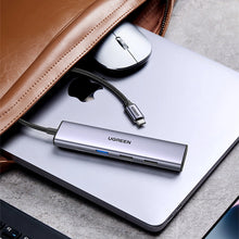Заредете изображение във визуализатора на галерията – Ugreen CM478 multifunctional adapter - gray
