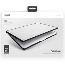 Заредете изображение във визуализатора на галерията – Uniq case Venture MacBook Air 13" (2018-2022) black/midnight black
