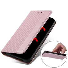 Заредете изображение във визуализатора на галерията – Magnet Strap Case Case for Xiaomi Redmi Note 11 Pro Pouch Wallet + Mini Lanyard Pendant Pink - TopMag
