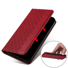 Заредете изображение във визуализатора на галерията – Magnet Strap Case Case for Xiaomi Redmi Note 11 Pro Pouch Wallet + Mini Lanyard Pendant Red - TopMag
