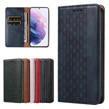 Заредете изображение във визуализатора на галерията – Magnet Strap Case Case for Samsung Galaxy S22 + (S22 Plus) Pouch Wallet + Mini Lanyard Pendant Blue - TopMag
