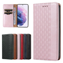 Заредете изображение във визуализатора на галерията – Magnet Strap Case Case for Samsung Galaxy S22 + (S22 Plus) Pouch Wallet + Mini Lanyard Pendant Pink - TopMag
