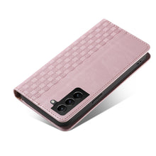 Заредете изображение във визуализатора на галерията – Magnet Strap Case Case for Samsung Galaxy S22 + (S22 Plus) Pouch Wallet + Mini Lanyard Pendant Pink - TopMag
