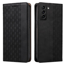 Заредете изображение във визуализатора на галерията – Magnet Strap Case Case for Samsung Galaxy S22 Ultra Pouch Wallet + Mini Lanyard Pendant Black - TopMag
