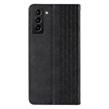 Заредете изображение във визуализатора на галерията – Magnet Strap Case Case for Samsung Galaxy S22 Ultra Pouch Wallet + Mini Lanyard Pendant Black - TopMag
