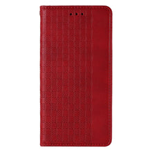 Заредете изображение във визуализатора на галерията – Magnet Strap Case Case for Samsung Galaxy S22 Ultra Pouch Wallet + Mini Lanyard Pendant Red - TopMag

