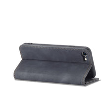 Заредете изображение във визуализатора на галерията – Magnet Fancy Case for iPhone SE 2022 / SE 2020 / iPhone 8 / iPhone 7 Pouch Wallet Card Holder Black - TopMag
