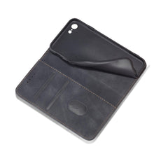 Заредете изображение във визуализатора на галерията – Magnet Fancy Case for iPhone SE 2022 / SE 2020 / iPhone 8 / iPhone 7 Pouch Wallet Card Holder Black - TopMag
