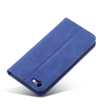 Заредете изображение във визуализатора на галерията – Magnet Fancy Case for iPhone SE 2022 / SE 2020 / iPhone 8 / iPhone 7 Cover Card Wallet Card Stand Blue - TopMag
