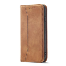 Заредете изображение във визуализатора на галерията – Magnet Fancy Case Case for iPhone SE 2022 / SE 2020 / iPhone 8 / iPhone 7 Cover Card Wallet Card Stand Brown - TopMag
