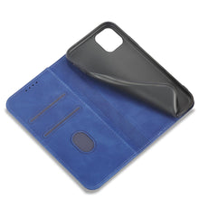 Заредете изображение във визуализатора на галерията – Magnet Fancy Case for iPhone 12 cover card wallet card stand blue - TopMag
