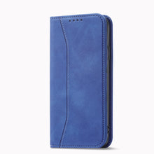 Заредете изображение във визуализатора на галерията – Magnet Fancy Case for iPhone 12 cover card wallet card stand blue - TopMag
