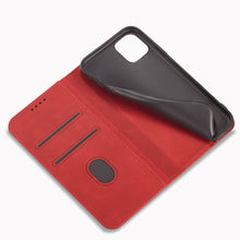 Заредете изображение във визуализатора на галерията – Magnet Fancy Case for iPhone 12 cover card wallet card stand red - TopMag
