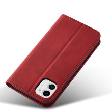 Заредете изображение във визуализатора на галерията – Magnet Fancy Case for iPhone 12 cover card wallet card stand red - TopMag
