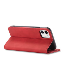 Заредете изображение във визуализатора на галерията – Magnet Fancy Case for iPhone 12 cover card wallet card stand red - TopMag
