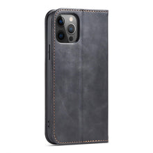 Заредете изображение във визуализатора на галерията – Magnet Fancy Case Case for iPhone 12 Pro Pouch Card Wallet Card Stand Black - TopMag
