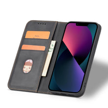 Заредете изображение във визуализатора на галерията – Magnet Fancy Case for iPhone 13 mini cover card wallet card stand black - TopMag
