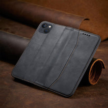 Заредете изображение във визуализатора на галерията – Magnet Fancy Case for iPhone 13 mini cover card wallet card stand black - TopMag
