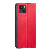 Заредете изображение във визуализатора на галерията – Magnet Fancy Case for iPhone 13 mini cover card wallet card stand red - TopMag
