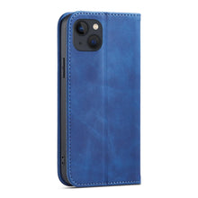 Заредете изображение във визуализатора на галерията – Magnet Fancy Case for iPhone 13 cover card wallet card stand blue - TopMag
