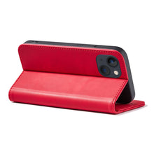 Заредете изображение във визуализатора на галерията – Magnet Fancy Case for iPhone 13 cover card wallet card stand red - TopMag
