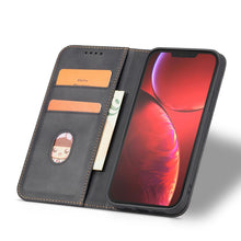 Заредете изображение във визуализатора на галерията – Magnet Fancy Case Case for iPhone 13 Pro Pouch Wallet Card Holder Black - TopMag

